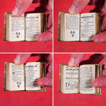 Load image into Gallery viewer, Heures de Cour contenant les sept offices de la semaine. Les 7 pseaumes, Vespres, Hymns & Les Litan avec les Prieres du matin & du soir & les Oraisons devant et apres le Commun. Publication Date: 1676 CONDITION: VERY GOOD