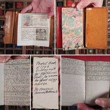 Load image into Gallery viewer, Georgian Almanack 1790-PROVENANCE NATHANIEL JARMAN- IN CONTEMPORARY RED LEATHER CASED POCKETBOOK.