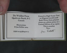 Load image into Gallery viewer, House the Jack Built. A Traditional Nursery Rhyme illustrated by Jan Kellett. De Walden Press. Qualicum Beach, B.C. Canada. 2004. ISBN- 0973604107. Limited edition, number 6 of 40 copies signed by the illustrator.