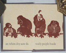 Load image into Gallery viewer, Stahlecker, Bonnie (artist). Toidy Poiple Boids. Mellan Berry Press. Madison, Wisconsin. 1983. Limited edition of 60 copies.