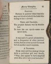 Load image into Gallery viewer, Mason, Thomas. Witty, Humorous and Merry Thoughts. Bryce, David & Son. Glasgow. Circa 1883.