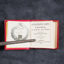 Load image into Gallery viewer, Affection's Gift. A Love-offering in Poetry and Prose. Rock Brothers and Payne London. 1853