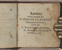 Load image into Gallery viewer, Miniature Historic Library, in Eight volumes. Early illustrated miniature children's books in oak chest. Alfred Mills. Darton and Harvey. London. 1807-