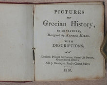 Load image into Gallery viewer, Miniature Historic Library, in Eight volumes. Early illustrated miniature children's books in oak chest. Alfred Mills. Darton and Harvey. London. 1807-