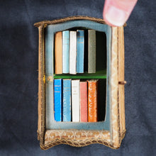 Load image into Gallery viewer, Gracieuse, La . Pairault, P. et Cie. Paris. 1896. Complete with ten French miniature books in Louis XV style bookcase/cabinet.