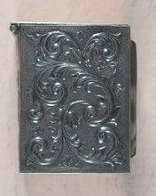 Load image into Gallery viewer, Miniature playing cards. Miniature antique playing cards in contemporary silver box. Unknown publisher. No place. Circa 1899.