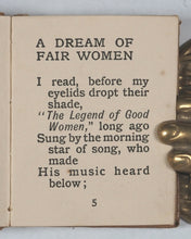 Load image into Gallery viewer, Tennyson, Alfred Lord. Dream of Fair Women. Treherne, Anthony & Co. Ltd. 3 Agar Street. W.C. London. 1903.