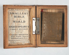Load image into Gallery viewer, Holy Bible containing Old and New testaments. Contains a copy of the Shakespeare Family Register. Bryce, David & Son. Glasgow. 1901.