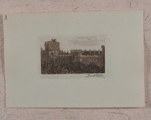 Load image into Gallery viewer, Willis, Frank (1865-1932). Original Set of Signed Artist's India Proof Miniature Line Engravings for H.M.Queen Mary. Willis, Frank (1865-1932). Whitstable, Kent. 1923.