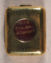 Load image into Gallery viewer, Smallest English Dictionary in the World. Bryce, David & Son. Glasgow. Circa 1896.>>Scarce miniature promo for world's largest bookshop in 1896<<