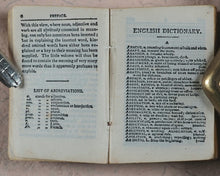 Load image into Gallery viewer, Smallest English Dictionary in the World. Bryce, David & Son. Glasgow. Circa 1896.>>Scarce miniature promo for world's largest bookshop in 1896<<