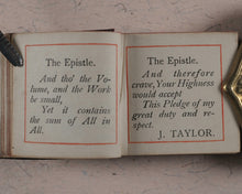 Load image into Gallery viewer, Thumb Bible by Bishop Jeremy Taylor. Hodder & Stoughton. London. 1888.