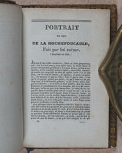 Load image into Gallery viewer, La Rochefoucauld, Francois Duc de. Maximes et Reflexions Morales. Didot le Jeune. Paris. 1827.