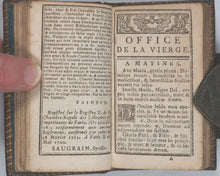 Load image into Gallery viewer, Office De La Vierge Pour tous les Tems de l'Année : Avec Un Exercice pendant la Messe. Durand, Chez. Paris. 1760.