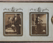 Load image into Gallery viewer, Royal photograph album of albumen miniature portraits. Circa 1868.