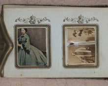 Load image into Gallery viewer, Royal photograph album of albumen miniature portraits. Circa 1868.