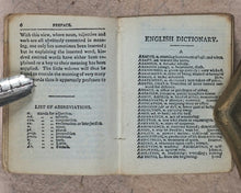 Load image into Gallery viewer, Smallest English Dictionary in the World. Comprising: besides the ordinary & newest words in the language, short explanations of a large number of scientific, philosophical, literary & technical terms. Bryce, David & Son. Glasgow. 1893. SILVER LOCKET