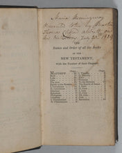 Load image into Gallery viewer, Church of England. New Testament of Our Lord and Saviour Jesus Christ: translated out of the original Greek. Printed at the University Press, by S. Collingwood and Co. Sold by E. Gardner, Paternoster Row, London. Oxford. 1839.