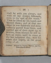Load image into Gallery viewer, Mills, Alfred. Short History of the Bible and Testament with 48 Neat Engravings. Darton, Harvey and Darton & J. Harris. London. 1810.