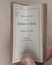 Load image into Gallery viewer, Imitation of Christ. Thomas a Kempis. Odd minutes with the Imitation of Christ. Selections by Dr Lindsay. Tartan. Bryce, David & Son. Glasgow. Circa 1890.