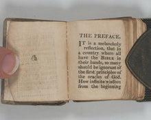 Load image into Gallery viewer, Bible in Miniature. Or, a Concise History of the Old and New Testaments. Mozley, H. Derby. 1821.