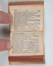 Load image into Gallery viewer, Bryce's Thumb English Dictionary, comprising:besides the ordinary and newest words in the language, short explanations of a large number of scientific, philosophical, literary and technical terms Bryce, David & Son. Glasgow. 1892.