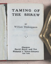 Load image into Gallery viewer, Shakespeare, William. Taming of the Shrew. Bryce, David & Son. Glasgow. 1904.