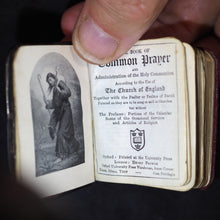 Load image into Gallery viewer, Book of Common Prayer and Administration of the Holy Communion According to the Use of the Church of England. Oxford University Press Warehouse, Amen Corner. Henry Frowde. London. 1898. Silver plaque.
