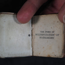 Load image into Gallery viewer, Form Of Solemnization Of Matrimony. Eyre & Spottiswoode. His Majesty's Printers. 33, Paternoster Row. E.C. London, Edinburgh and New York. Circa 1900. Silver plaque.