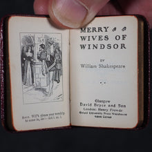 Load image into Gallery viewer, Shakespeare, William. Ellen Terry: A Midsummer Night's Dream, Much Ado About Nothing, Merchant Of Venice, Twelfth Night, The Merry Wives of Windsor. Bryce, David & Son Glasgow. 1904. Five matching volumes.