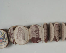 Load image into Gallery viewer, Silverman, L.I. United States History and Presidents in a nutshell. Nutshell Novelty Co. Chicago. 1904.