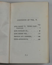 Load image into Gallery viewer, Shakespeare, William. Pocket Portrait Shakespeare. Complete with glossary. Bryce, David & Sons. Glasgow. Circa 1899.