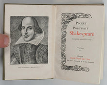 Load image into Gallery viewer, Shakespeare, William. Pocket Portrait Shakespeare. Complete with glossary. Bryce, David & Sons. Glasgow. Circa 1899.
