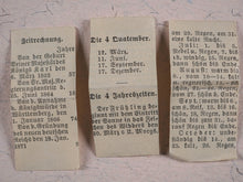 Load image into Gallery viewer, Almanach 1879. Germany. Novel brass folding case.