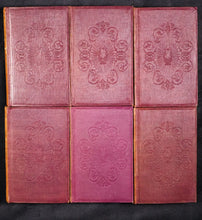 Load image into Gallery viewer, Gems from the Poets. Tyas, Robert. 50 Cheapside : H.T. Warren, 8, Finsbury, London. 1840-1. Complete 6 volume set in original bookcase.