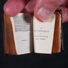 Load image into Gallery viewer, Holy Bible containing Old and New testaments Bryce, David & Son. Glasgow. 1901. Burns Bible with original mauchline Fraser tartanware box
