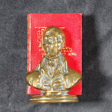 Load image into Gallery viewer, Burns, Robert. Cottar's Saturday Night and other poems. Bryce, David & Son. Glasgow. 1907. Complete with original brass book holder bust of Burns.