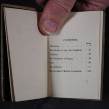 Load image into Gallery viewer, Macaulay, Thomas Babington, 1st Baron. Lays of Ancient Rome. Bryce, David & Son. Glasgow. Circa 1889.