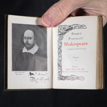 Load image into Gallery viewer, Shakespeare, William. Pocket Portrait Shakespeare. Complete with glossary. Bryce, David & Sons. Glasgow. Circa 1899.
