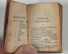 Load image into Gallery viewer, Bryce, David & Son. Glasgow. Advertising. Bryce's Diamond English Dictionary. Pears advertising. 1896.