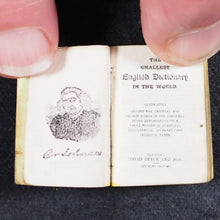 Load image into Gallery viewer, Smallest English Dictionary in the World. Comprising: besides the ordinary & newest words in the language, short explanations of a large number of scientific, philosophical, literary & technical terms. Bryce, David & Son. Glasgow. 1893. SILVER LOCKET