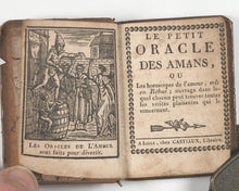 Load image into Gallery viewer, Petit oracle des amans, ou, Les horoscopes de l'amour, mis en rébus : ouvrage dans lequel chacun peut trouver toutes les vérités plaisantes qui le concernent. Castiaux, Libraire. Lille. Circa 1822.