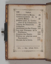 Load image into Gallery viewer, Paroissien Romain contenant les Offices des Dimanches et des Fêtes. Ardant, M. Limoges et Paris. 1861.