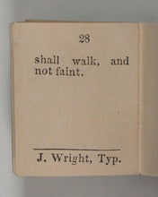 Load image into Gallery viewer, Fortieth of Isaiah. Wright, J. Bristol. Circa 1839.