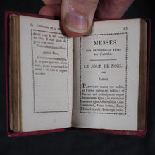 Load image into Gallery viewer, Petites heures à Jesus Christ. Dédiées aux jeunes fidelea. Janet, Francois. Libraire. Rue de la Harpe, 50. Paris. Circa 1818.