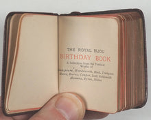 Load image into Gallery viewer, Royal Bijou Birthday Book. Eyre & Spottiswoode. London. 1900.