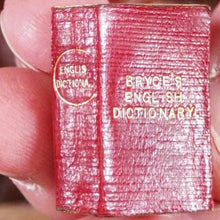 Load image into Gallery viewer, Smallest English Dictionary in the World. >>DE LUXE BRYCE MINIATURE DICTIONARY<< Publication Date: 1900 CONDITION: VERY GOOD