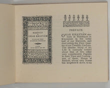 Load image into Gallery viewer, Omar Khayyam. Edward Fitzgerald, translator. Rubaiyat of Omar Khayyam. Bryce, David & Son. Glasgow. 1904.
