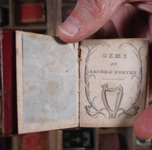 Load image into Gallery viewer, Gems of Sacred Poetry. >>CHISWICK PRESS MINIATURE DEVOTIONAL<< Publication Date: 1840 CONDITION: VERY GOOD