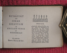 Load image into Gallery viewer, Omar Khayyam. Rubaiyat of Omar Khayyam. Edward Fitzgerald, translator. Bryce, David & Son. Glasgow. 1904.